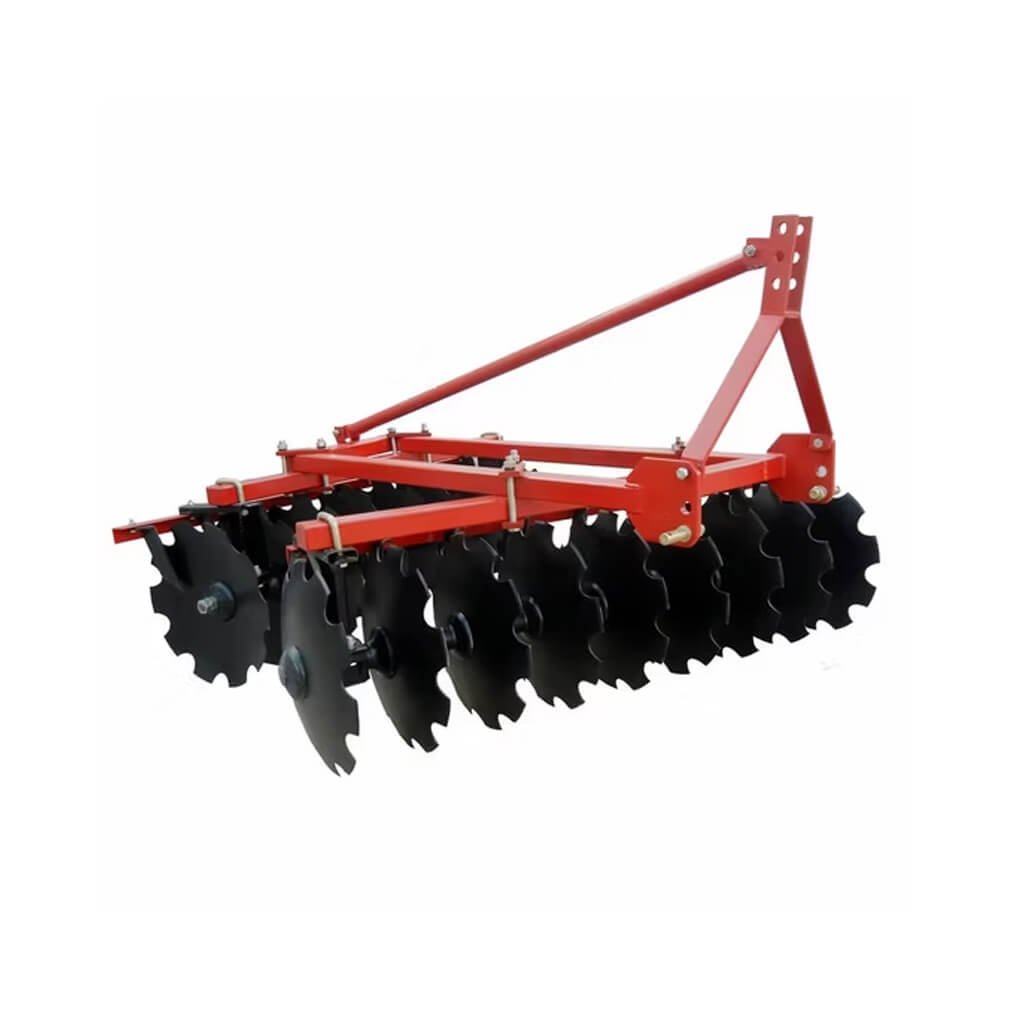 Disc plow for agricultural tractor